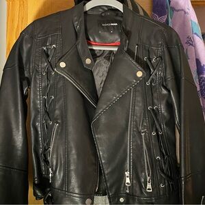 Fashion Nova Black Leather Jacket